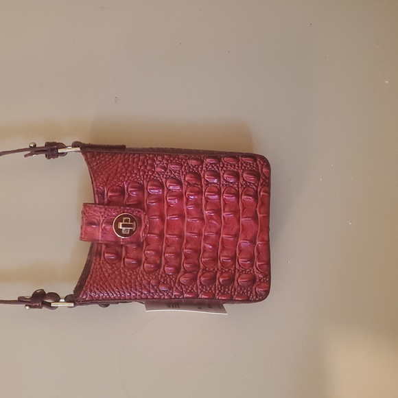 Brahmin Marley rose ombre Red leather.nwt.5.75w  7.5h - Picture 1 of 5